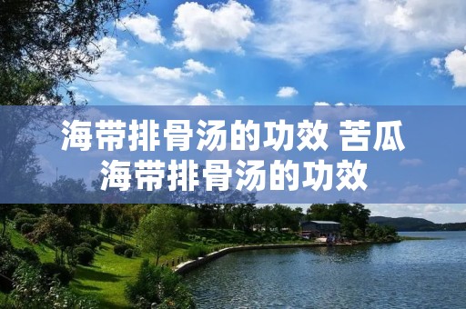 海带排骨汤的功效 苦瓜海带排骨汤的功效