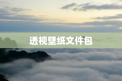 透视壁纸文件包：让你的桌面变得更加酷炫