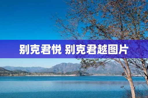 别克君悦 别克君越图片