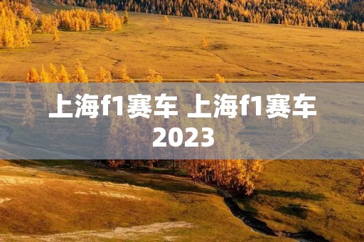 上海f1赛车 上海f1赛车2023