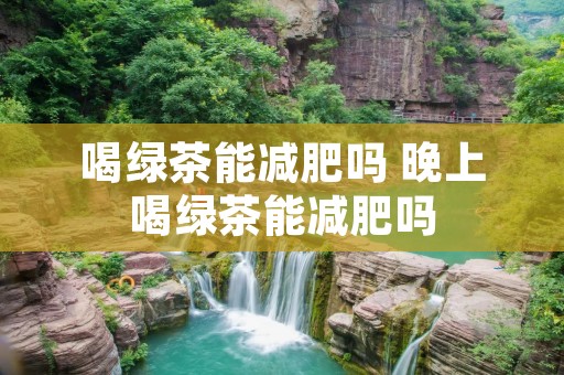 喝绿茶能减肥吗 晚上喝绿茶能减肥吗