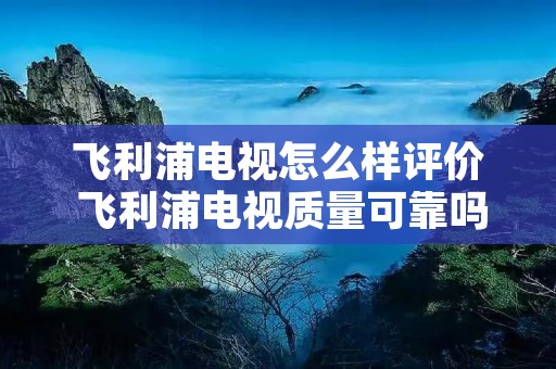 飞利浦电视怎么样评价 飞利浦电视质量可靠吗
