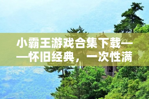 小霸王游戏合集下载——怀旧经典,一次性满足你的游戏需求! 小霸王游戏合集下载——怀旧经典,一次性满足你的游戏需求!