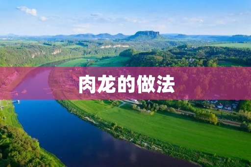 肉龙的做法:美味可口的中式烹饪艺术 肉龙的做法:美味可口的中式烹饪艺术
