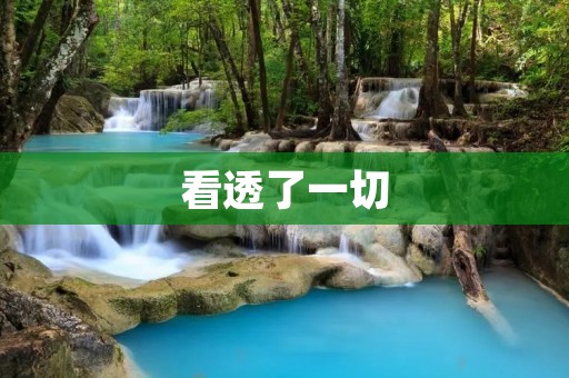 看透了一切：如何培养洞察力与透视力