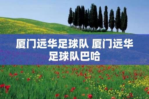 厦门远华足球队 厦门远华足球队巴哈 厦门远华足球队 厦门远华足球队巴哈
