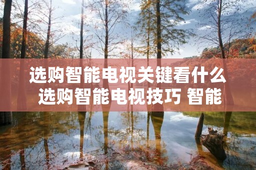 选购智能电视关键看什么 选购智能电视技巧 智能电视怎么选购
