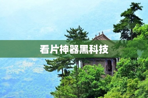看片神器黑科技：一款让你看片更便捷的神奇工具