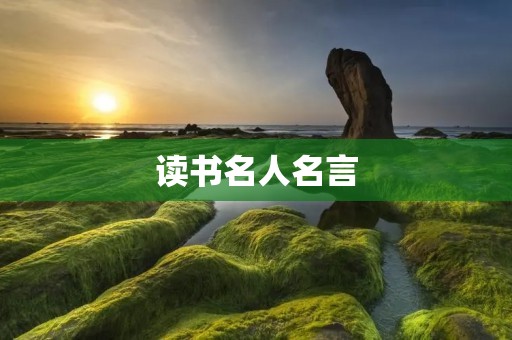 读书名人名言:引领人们走向成功的智慧