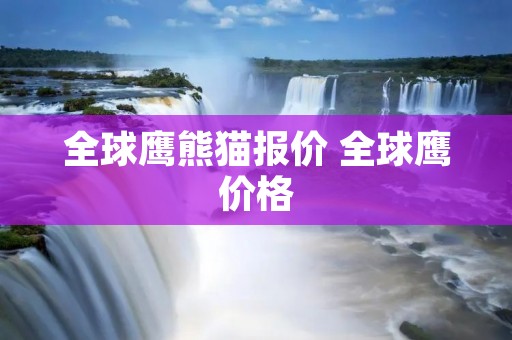 全球鹰熊猫报价 全球鹰价格 全球鹰熊猫报价 全球鹰价格