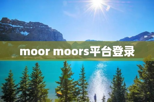 moor moors平台登录