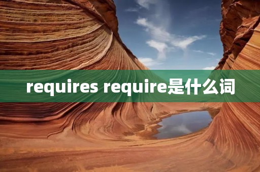 requires require是什么词