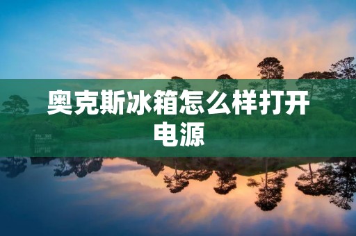 奥克斯冰箱怎么样打开电源