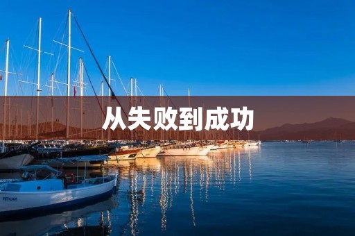 从失败到成功：一个励志故事演讲稿