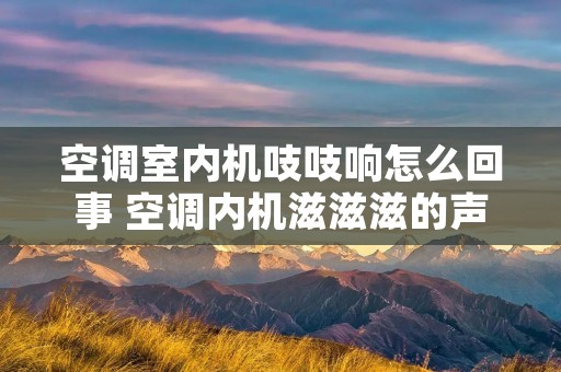 空调室内机吱吱响怎么回事 空调内机滋滋滋的声音