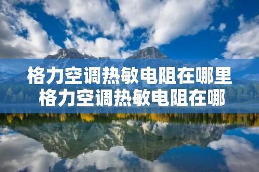 格力空调热敏电阻在哪里 格力空调热敏电阻在哪里装