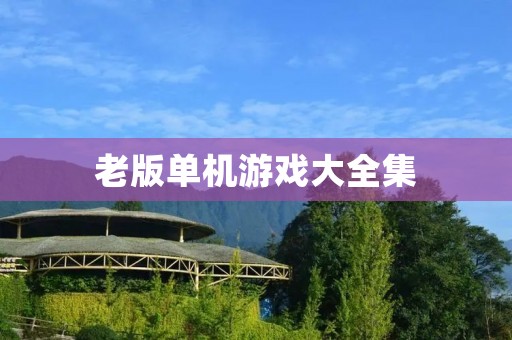 老版单机游戏大全集：怀旧游戏的回忆