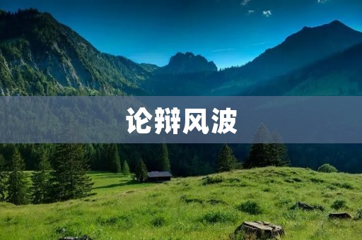 论辩风波:探讨现代社会的言论自由与限制
