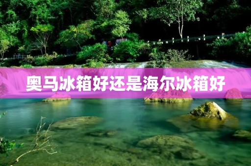 奥马冰箱好还是海尔冰箱好：一篇详细比较和评价