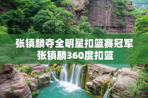 张镇麟夺全明星扣篮赛冠军 张镇麟360度扣篮 张镇麟夺全明星扣篮赛冠军 张镇麟360度扣篮