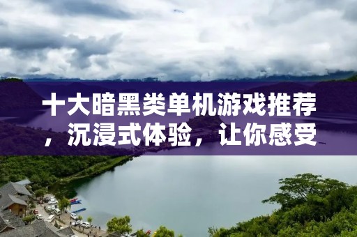十大暗黑类单机游戏推荐，沉浸式体验，让你感受到黑暗的魅力。