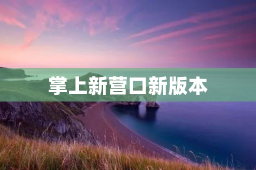 掌上新营口新版本：打造更便捷的城市生活服务平台