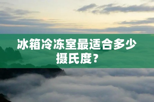 冰箱冷冻室最适合多少摄氏度？