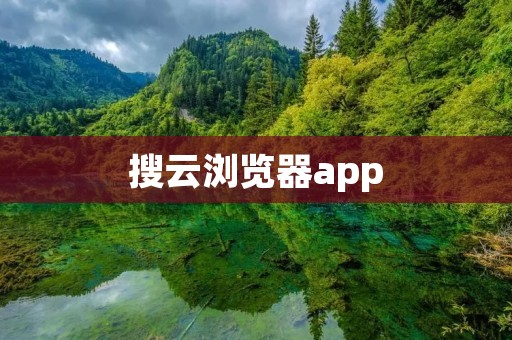 搜云浏览器app:高效便捷的网络浏览工具 搜云浏览器app:高效便捷的网络浏览工具