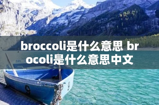 broccoli是什么意思 brocoli是什么意思中文 broccoli是什么意思 brocoli是什么意思中文