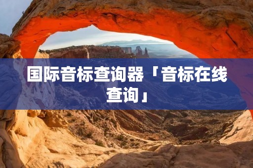 国际音标查询器「音标在线查询」
