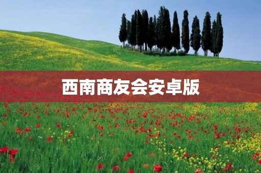 西南商友会安卓版:连接西南商界的智能商务平台 西南商友会安卓版:连接西南商界的智能商务平台