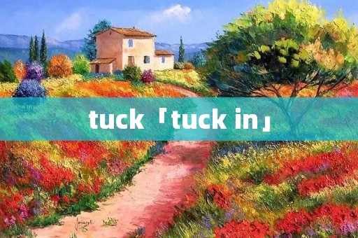 tuck「tuck in」