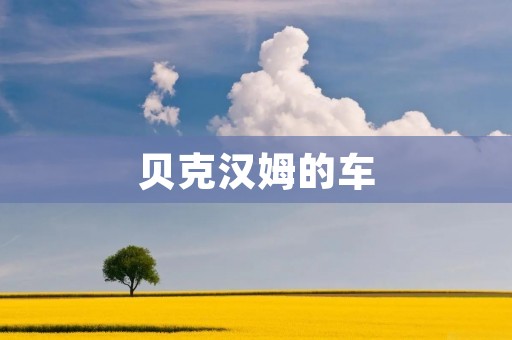 贝克汉姆的车:豪车系列中的极致奢华 贝克汉姆的车:豪车系列中的极致奢华