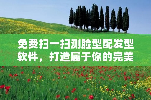 免费扫一扫测脸型配发型软件，打造属于你的完美发型！