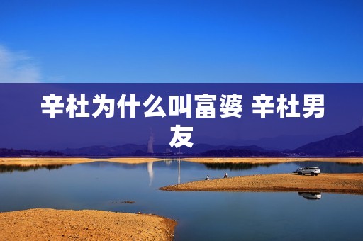 辛杜为什么叫富婆 辛杜男友