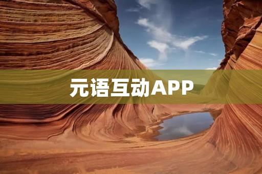元语互动APP：打开语言交流的新世界