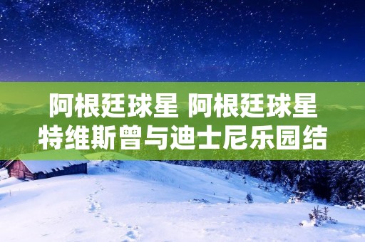 阿根廷球星 阿根廷球星特维斯曾与迪士尼乐园结下深厚的不解之缘