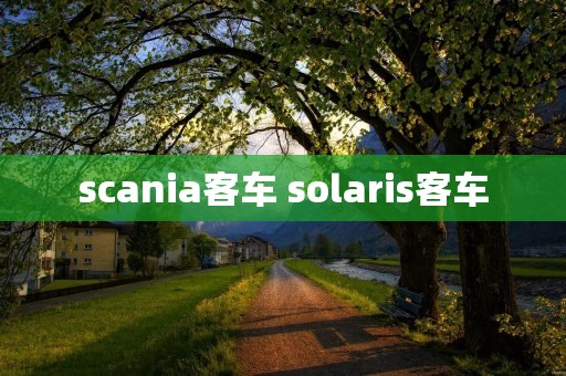 scania客车 solaris客车