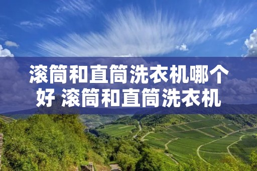 滚筒和直筒洗衣机哪个好 滚筒和直筒洗衣机哪个好按装一点