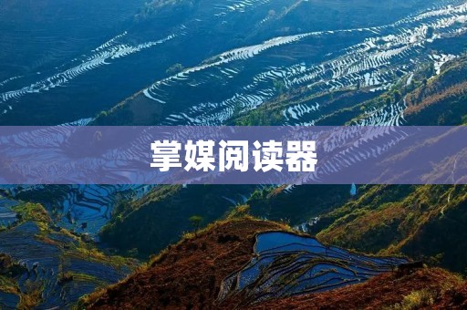 掌媒阅读器:一款智能便携阅读器,带给您全新的阅读体验 掌媒阅读器:一款智能便携阅读器,带给您全新的阅读体验