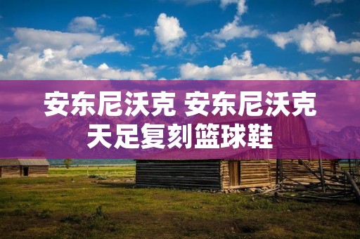 安东尼沃克 安东尼沃克天足复刻篮球鞋 安东尼沃克 安东尼沃克天足复刻篮球鞋