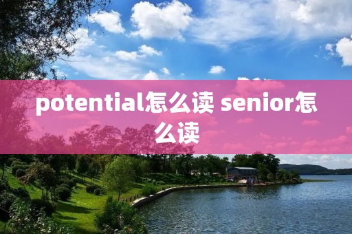 potential怎么读 senior怎么读