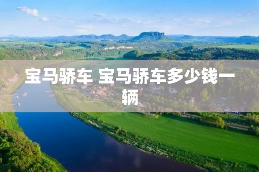 宝马骄车 宝马骄车多少钱一辆