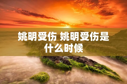 姚明受伤 姚明受伤是什么时候
