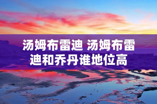 汤姆布雷迪 汤姆布雷迪和乔丹谁地位高