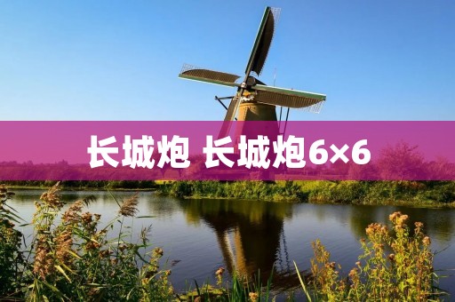 长城炮 长城炮6×6