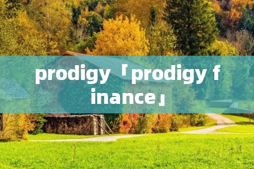 prodigy「prodigy finance」