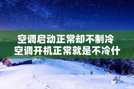 空调启动正常却不制冷 空调开机正常就是不冷什么原因