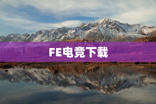 FE电竞下载：畅享极致游戏体验