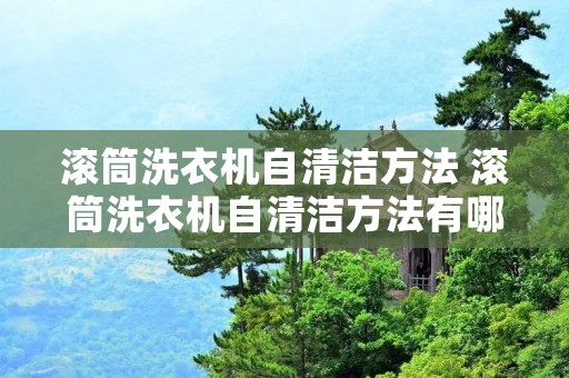滚筒洗衣机自清洁方法 滚筒洗衣机自清洁方法有哪些